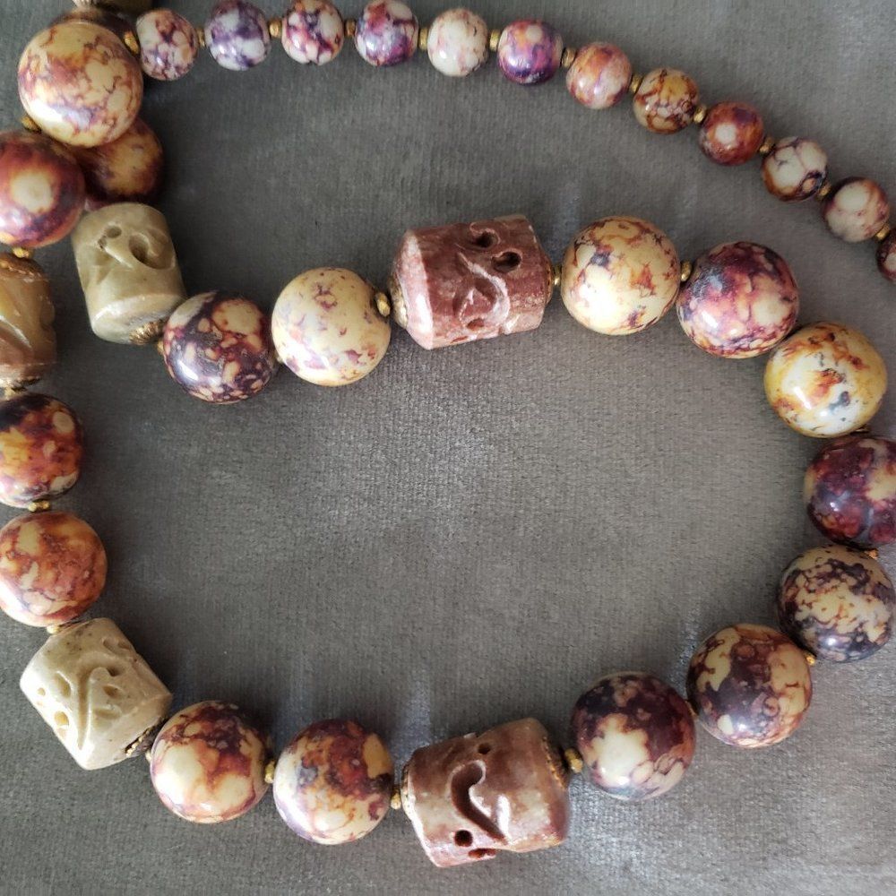Vintage Gorgeous Miriam Haskell Necklace 1970s